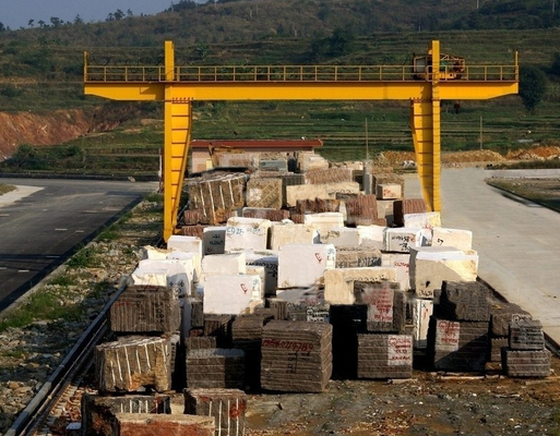 32ton διπλοί γερανοί ατσάλινων σκελετών δοκών για τον υπαίθριο γρανίτη και τη μαρμάρινη πέτρινη ανύψωση