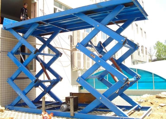 Ηλεκτρικός ανελκυστήρας ανελκυστήρων 5.5KW ψαλιδιού 3 τόνου SANTO στάσιμος υδραυλικός για την κατασκευή