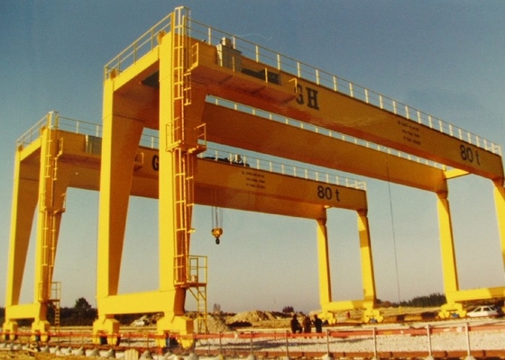 MG 39.4m/Min CE διπλός γερανός ατσάλινων σκελετών δοκών 32/5 τόνου που ανυψώνει τα βαριά φορτία