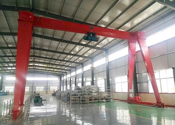5ton ενιαίος γερανός ατσάλινων σκελετών αποθηκών εμπορευμάτων ακτίνων με το Wirerope ηλεκτρικό ανελκυστήρα