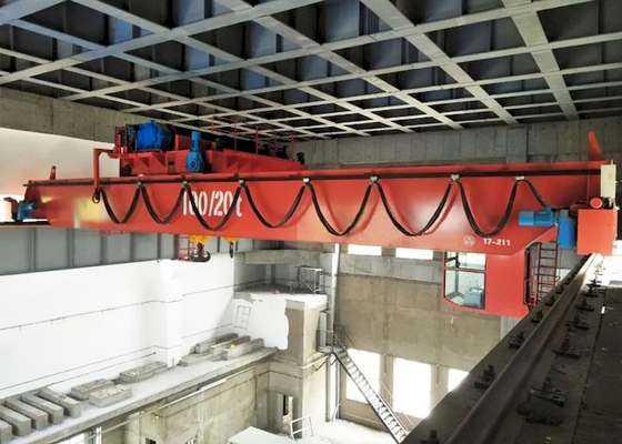 CE 20T 50T 100T ευρωπαϊκός ανελκυστήρας γερανών ατσάλινων σκελετών υπερυψωμένων γερανών HMI CMAA ηλεκτρικός
