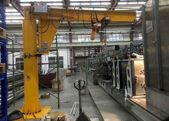 Cantilever γερανών φλόκων εργαστηρίων 5ton??????????? τοποθετημένος στήλη γερανός φλόκων