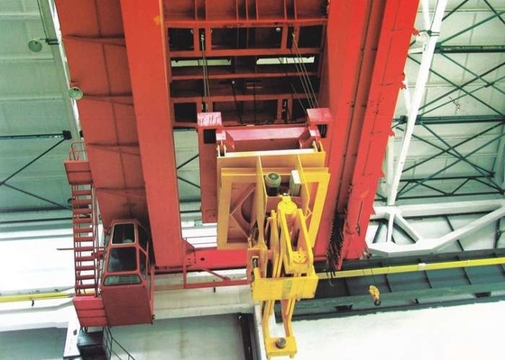 Διπλός γερανός 735m δοκών EOT CE ISO υπερυψωμένος γερανός ακτίνων έκτασης ηλεκτρικός διπλός