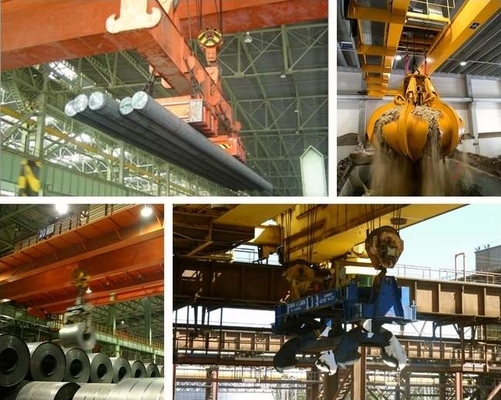 Δυνατότητα ανύψωσης 5t-75t Διπλή ράβδος Επάνω γερανό 6m-35m μήκος διάστασης