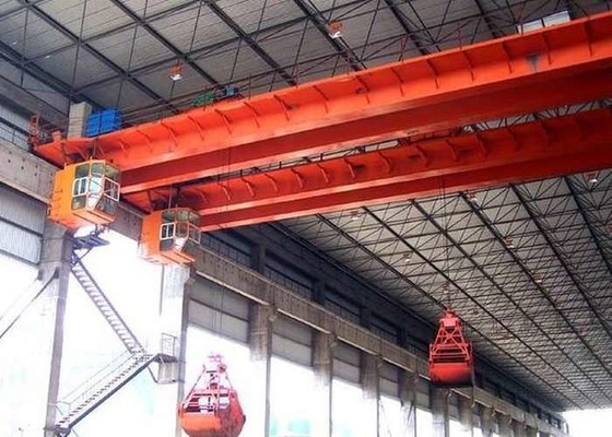 Κόκκινος A5-A8 του ISO διπλός γερανός γεφυρών δοκών CE για τις εγκαταστάσεις κατασκευής