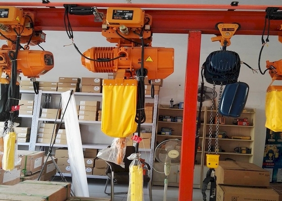 Ηλεκτρικός φραγμός αλυσίδων ISO9001 500lb 1000lb με τη σταθερή αναστολή γάντζων