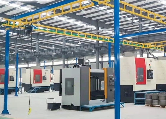 380V 50Hz εύκαμπτος λειτουργίας KBK γερανών γερανός διαδρομής τερματικών σταθμών εσωκλειόμενος 2T